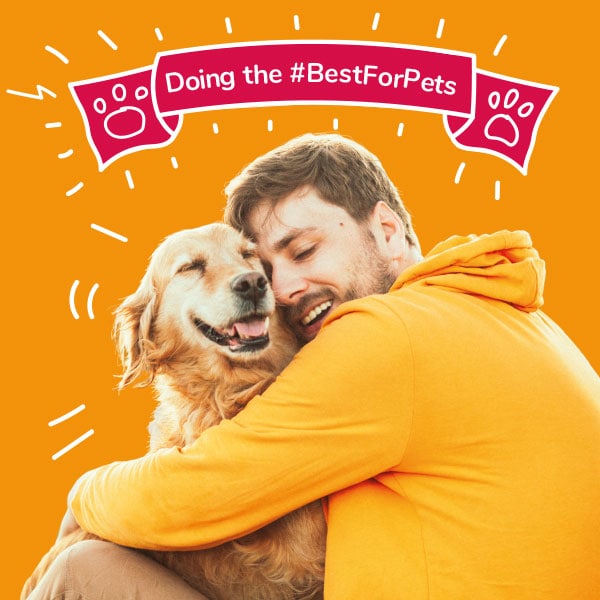 Man and his dog - Doing the #BestForPets