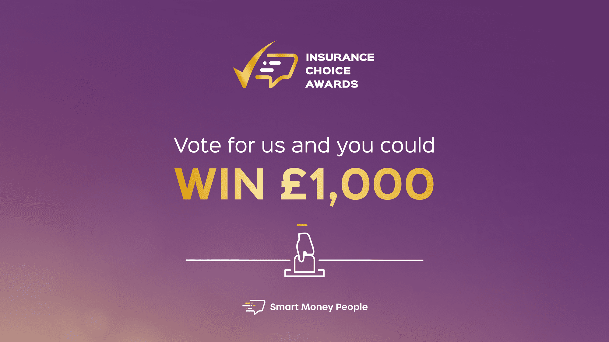 Vote now and you could win £1,000 - Insurance Choice Awards 2022
